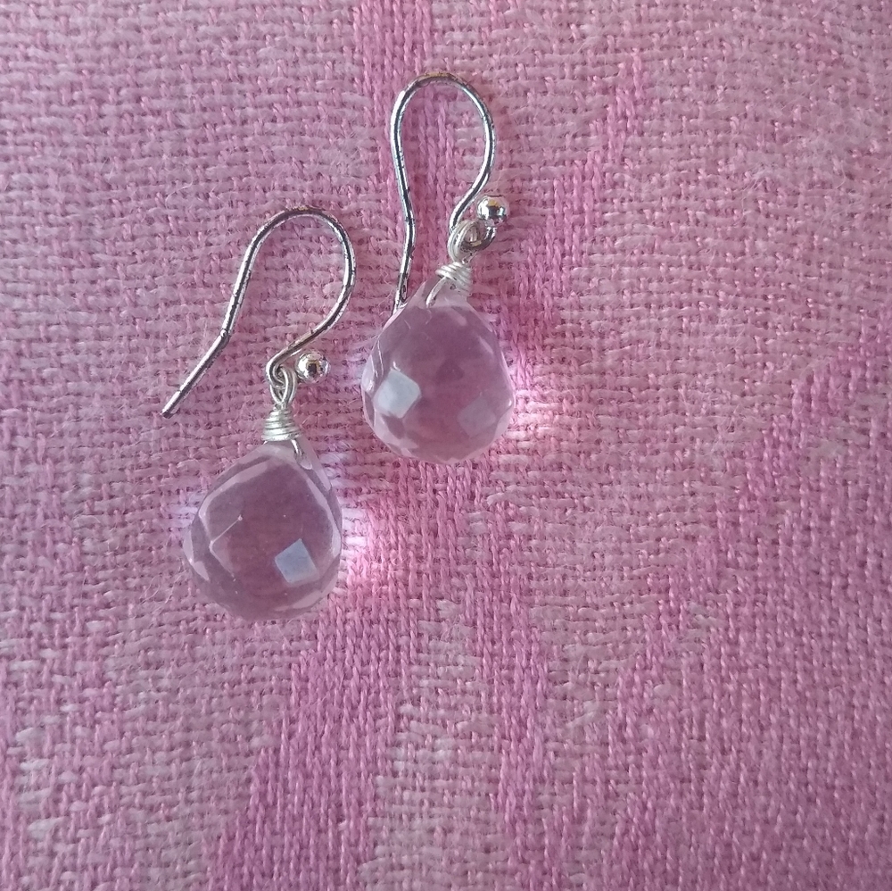 Pale Pink Earrings 🌸